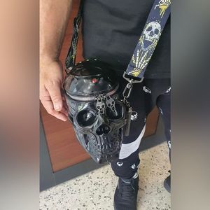 Skull Purse Handbags For MEN|Women Shoulder Bag, Crossbody Gothic |punk style